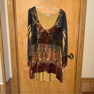 One World Elegant Multicolor Women's Top